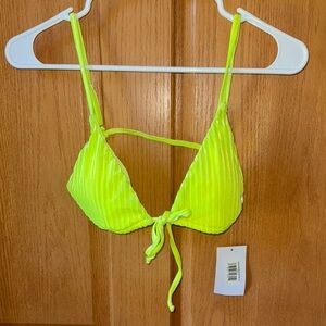 Dippin' Daisy's Neon Yellow Bikini Top